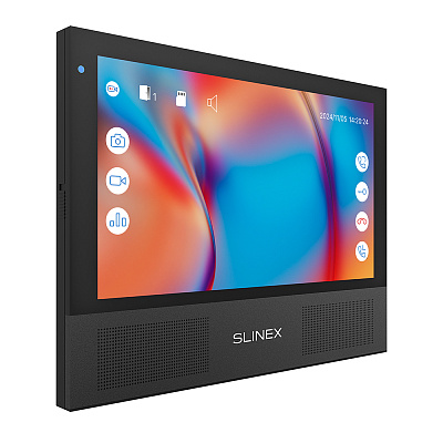 картинка Slinex Sonik-7 Cloud цвет черный. 7" AHD Видеодомофон с переадресацией входящего вызова от компании Intant
